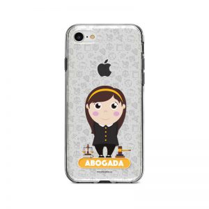 Funda para celular con diseño de abogada