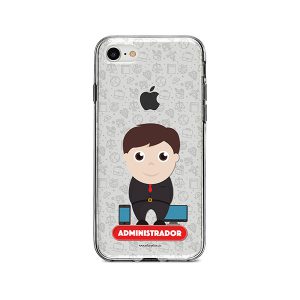 Funda para celular con diseño de administrador