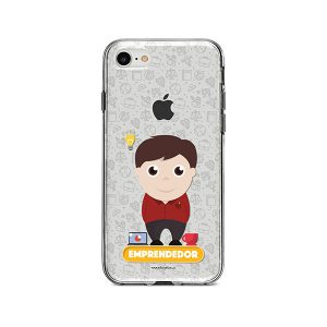 Funda para celular con diseño de emprendedor