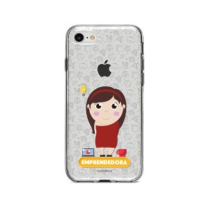 Funda para celular con diseño de emprendedora
