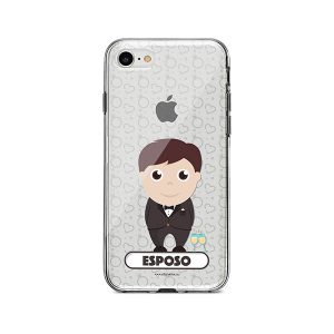 Funda para celular con diseño de esposo