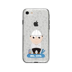 Funda para celular con diseño de ingeniero civil