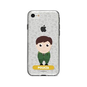Funda para celular con diseño de policía