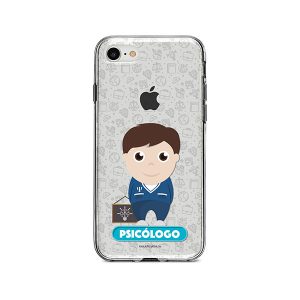 Funda para celular con diseño de psicólogo