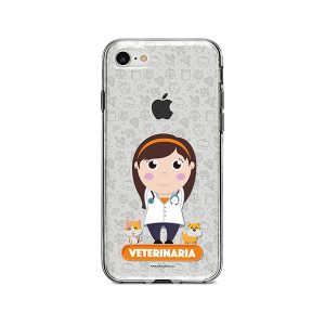 Funda para celular con diseño de veterinaria