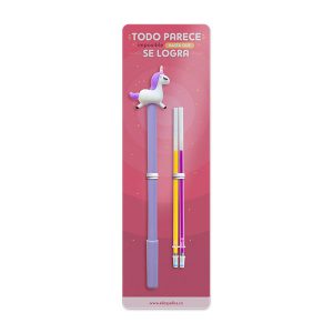 Lapicero en gel - Unicornio