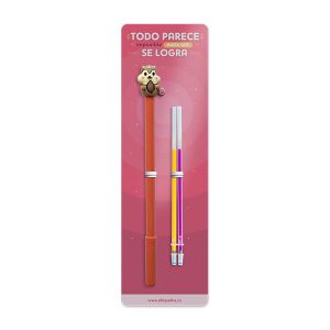 kit de lapicero con diseño de ardilla