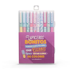 kit de lapiceros bonitos y de colores