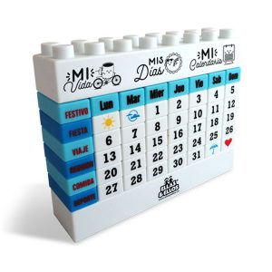 calendario bloques armable