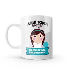 Mug pocillo con diseño de fisioterapeuta