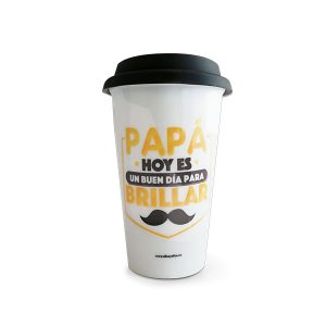 Mug para bebidas calientes con mensaje de papá