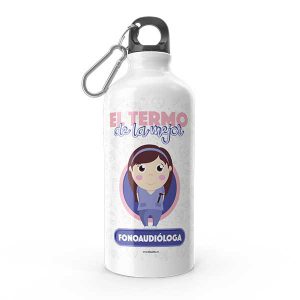 Termo de agua con diseño de Fonoaudióloga