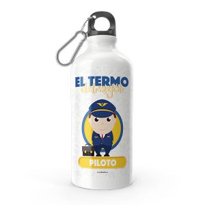 Termo de agua con diseño de piloto