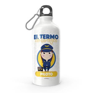 Termo de agua con diseño de piloto