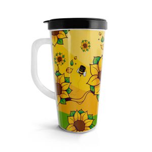 Vasito viajero - Girasoles